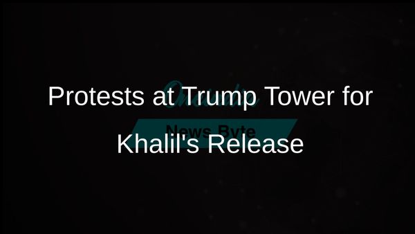 Jewish Voice for Peace Protests at Trump Tower Demanding Mahmoud Khalil's Release