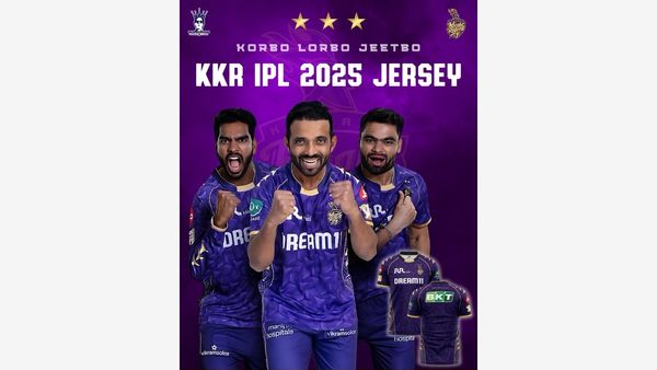 IPL 2025: SRK's Kolkata Knight Riders Unveils '3-star' Jersey
