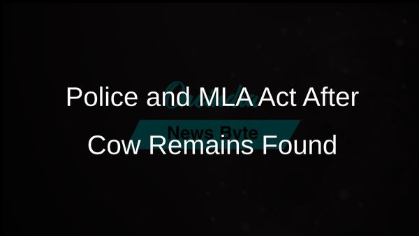 Police and Local MLA Intervene After Cow Remains Discovered Outside Temple in Lucknow