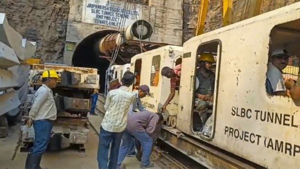 Human Remains Discovered in Telangana’s SLBC Tunnel Amid Ongoing Rescue Operation