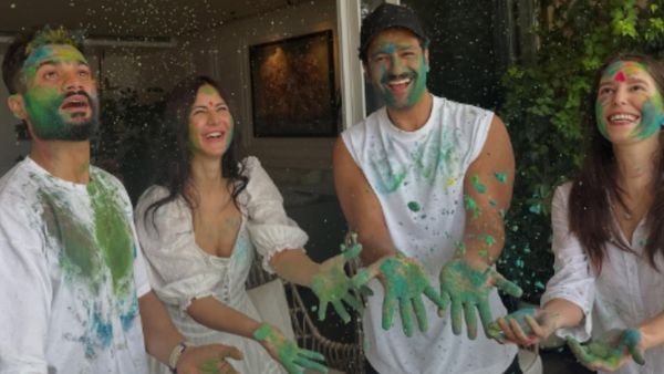 Katrina Kaif & Vicky Kaushal’s Balcony Holi Turns into a Family Fiesta—Must-See Moments