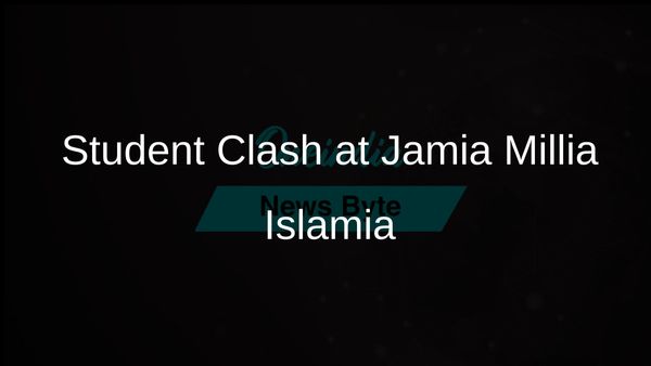 Clash Between Student Groups at Jamia Millia Islamia Results in Several Injuries