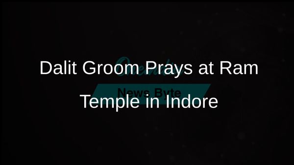 Dalit Groom Offers Prayers at Ram Temple Under Police Supervision on Ambedkar's Birth Anniversary