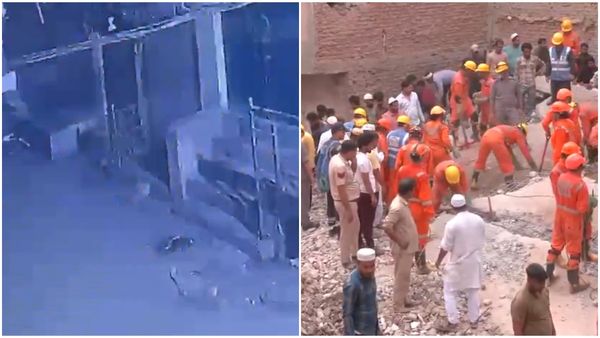 Delhi Building Collapse: At Least 4 Killed, 10 Still Trapped As CCTV Footage Of The Incident Goes Viral