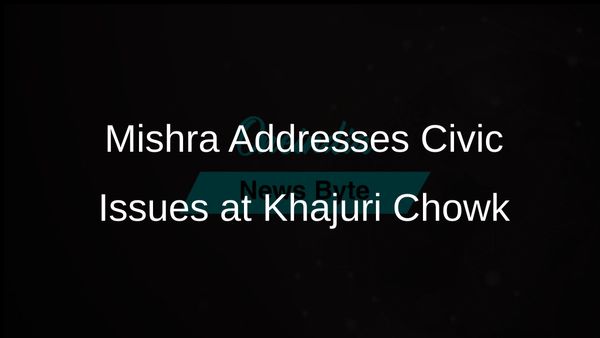 Delhi Minister Kapil Mishra Directs Officials to Address Civic Issues at Khajuri Chowk