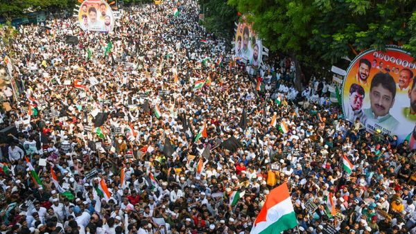 Thousands Protest In Hyderabad Over Waqf Act, Slam BJP Government and PM Modi