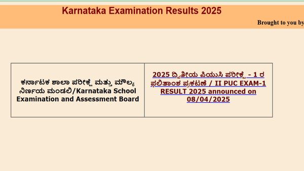 Karnataka 2nd PUC Results 2025 LIVE Now at Karresults.nic.in When & Where to Check Your Scores