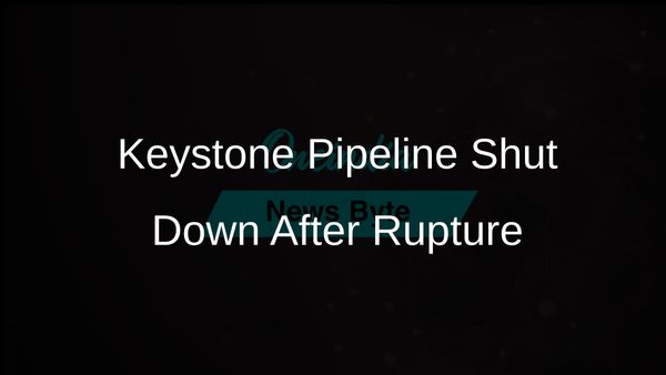 Keystone Oil Pipeline Shut Down Following Rupture in Rural North Dakota