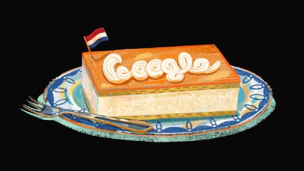 Google Doodle Celebrates King's Day 2025 with Dutch Vlaai