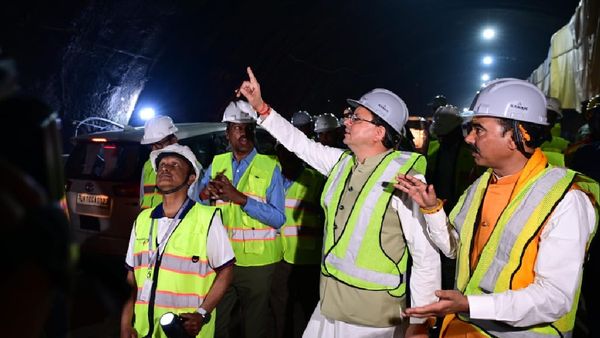Breakthrough Achieved In Silkyara Tunnel In Presence Of CM Pushkar Singh Dhami