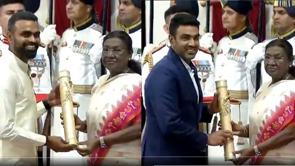 R Ashwin Receives Padma Shri Award, PR Sreejesh Gets Padma Bhushan