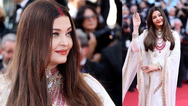 Aishwarya Rai Bachchan Flaunts Sindoor At Cannes 2025 Red Carpet Walk