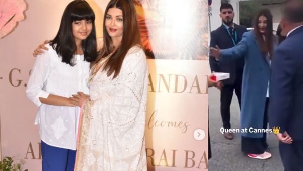 Aishwarya Rai Bachchan, Daughter Aaradhya Arrive For Cannes 2025 | Viral Video