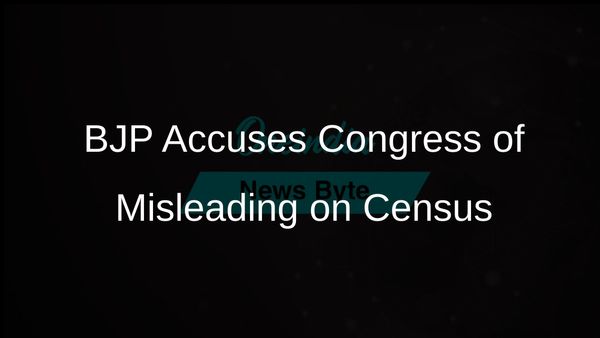 BJP Claims Congress Misled on Caste Census, Modi Government to Conduct It First Time