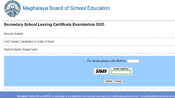 mbose.in Official Site Of Meghalaya Board Shares HSSLC Result 2025: Check Direct Link, Steps To Download