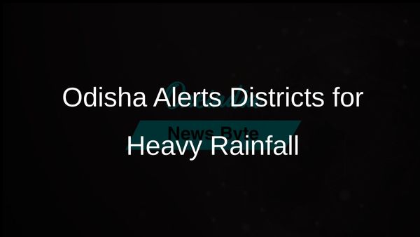 Odisha Government Issues Alerts as Heavy Rainfall Expected from Low-Pressure Area