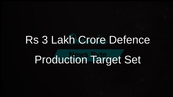 Government Sets Ambitious Target of Rs 3 Lakh Crore Defence Production by 2029, Says Rajnath Singh