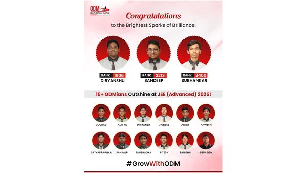 ODM Educational Group Achieves Remarkable Success In JEE (Advanced) 2025