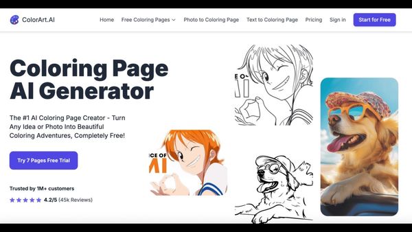 Top 10 Best AI Coloring Page Generator Websites & Apps in 2025