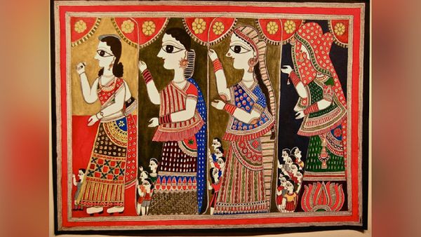 She Paints Her Body as a Tree