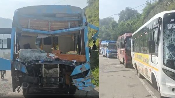 Amarnath Yatra 2025: Pilgrims Busses Collide In Jammu & Kashmir's Ramban, 36 Injured