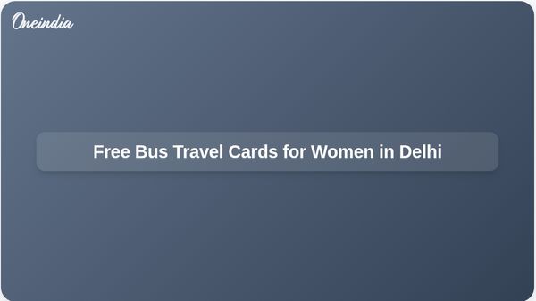 Delhi Chief Minister Announces Free Bus Travel Cards for Women and Transgender Residents