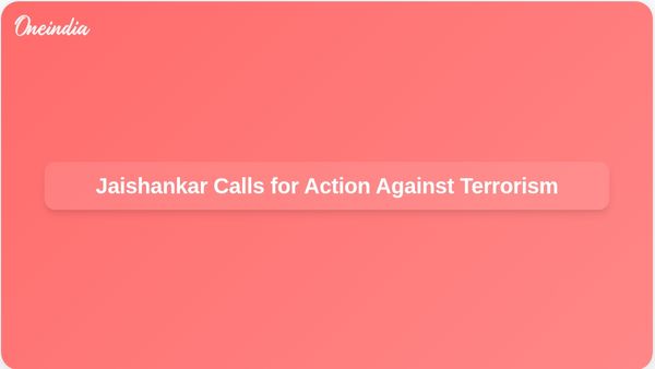 EAM S Jaishankar Urges Global Unity Against Terrorism and Nuclear Blackmail at UN