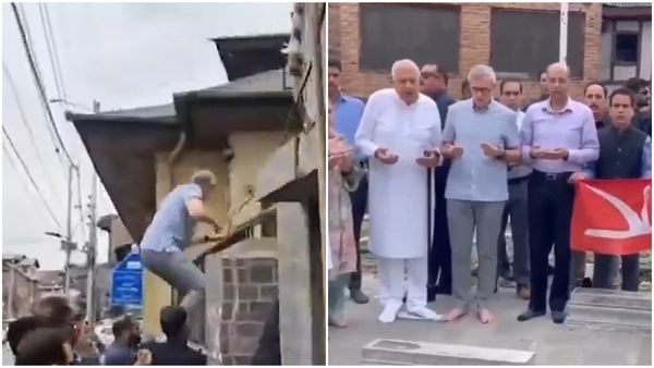 Not Anyone's Slaves: Omar Abdullah After Scaling Wall To Honour Kashmir Martyrs