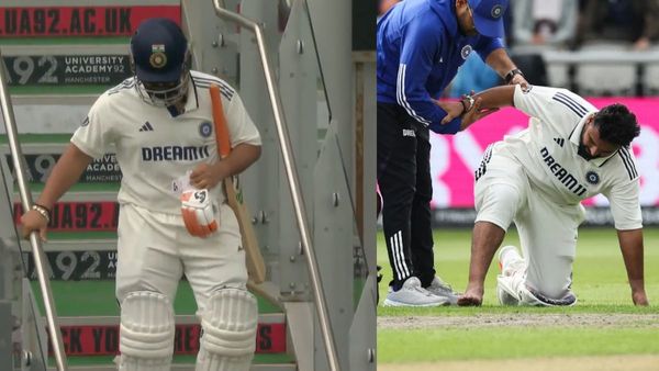 Injured Rishabh Pant Comes Out To Bat In Manchester Test, Gets A Standing Ovation From Crowd