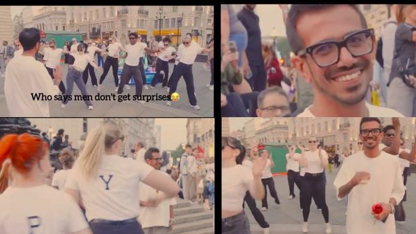 Yuzvendra Chahal Stunned by Surprise Birthday Celebration in London, Netizens Think RJ Mahwash Did It