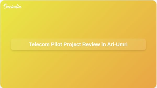 Collector Reviews Telecom Pilot Project Aimed at Enhancing Rural Facilities in Ari-Umri Village