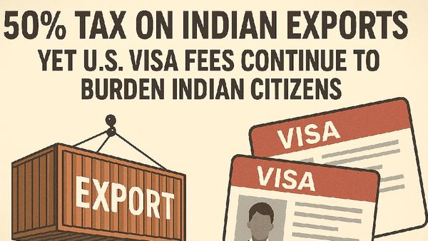 50% Tax On Indian Exports, Yet U.S. Visa Fees Continue To Burden Indian Citizens