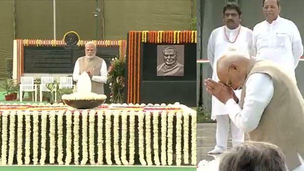 PM Modi Pays Tributes To Former PM Atal Bihari Vajpayee On Death Anniversary