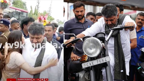 Divya Spandana aka Ramya Hugs DK Shivakumar on Bengaluru’s Hebbal Flyover, Viral Video Sparks Buzz