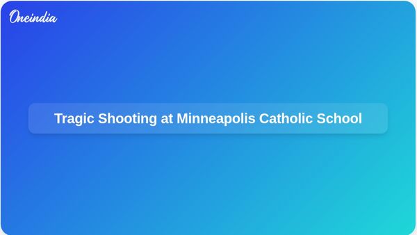 Shooting at Minneapolis Catholic School Claims Lives of Two Children and Injures Seventeen Others