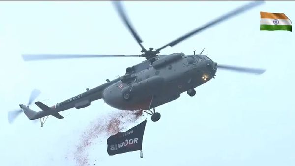 Operation Sindoor Flag Flies Over Red Fort As PM Modi Unfurls Tiranaga On 79th Independence Day