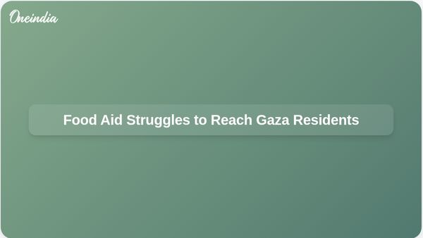 Challenges in Delivering Food Aid to Gaza Amid Eased Blockade and Ongoing Violence
