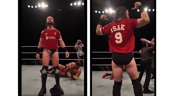 JD McDonagh Creates Buzz At WWE Event By Wearing Liverpool Shirt With Alexander Isak's Name