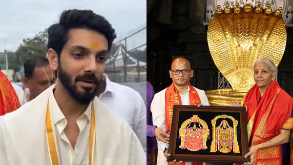 FM Nirmala Sitharaman, Musician Anirudh Offer Prayers In Tirupati - Watch