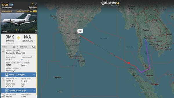 Where Is Thaksin Shinawatra? Private Jet Linked to Thailand’s ex-PM Disappears From Radar