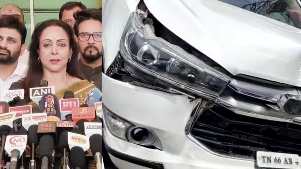 Hema Malini's Car Meets With Accident En Route to TVK Stampede Site In Karur