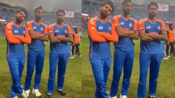 Arshdeep Singh, Harshit Rana, And Jitesh Sharma Mock Abrar Ahmed Following India’s Asia Cup Victory