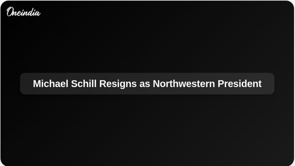 Northwestern University President Michael Schill Resigns Following Tense Tenure and Funding Challenges