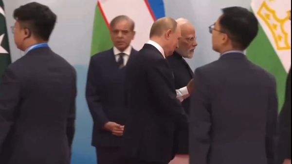 'Like a School Kid': Pakistan PM Sharif Trolled As Modi-Putin Walks Past Him At SCO Summit