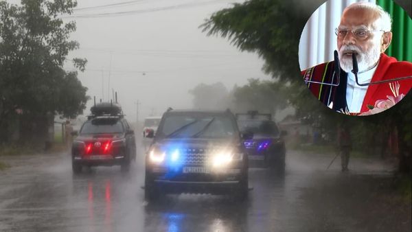 PM Modi In Manipur: Due To Bad Weather, Prime Minister Travels To Churachandpur By Car