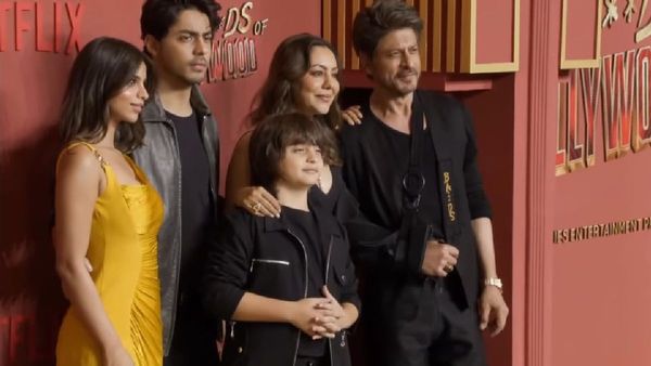 Shah Rukh Khan Attends Premiere Of Aryan Khan's Directorial Debut, The Ba**ds of Bollywood