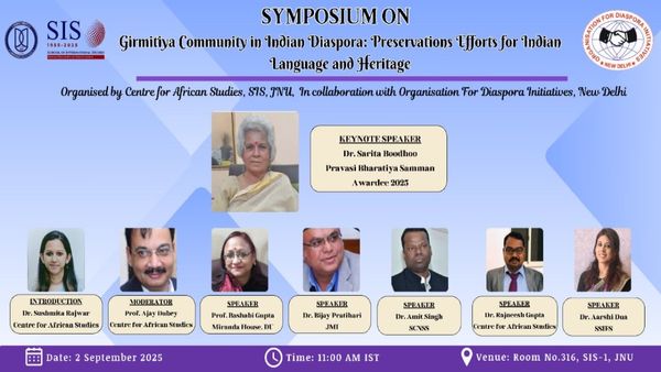 Preservation of Indian Heritage in Girmitiya Communities Abroad