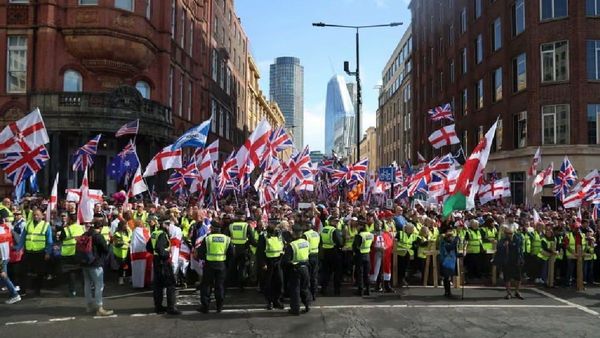 Largest Far-Right Rally In Britain, Led By Tommy Robinson, Highlights Rising Nationalism