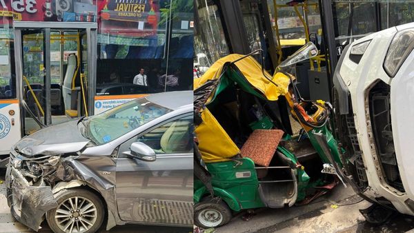 BMTC Bus Driver Suffers Fits, Causes Accidents Near Chinnaswamy Stadium