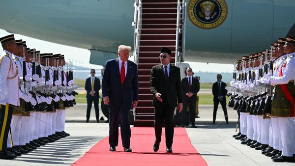 Donald Trump Lands in Malaysia for ASEAN Summit, Marking First Visit in 8 Years